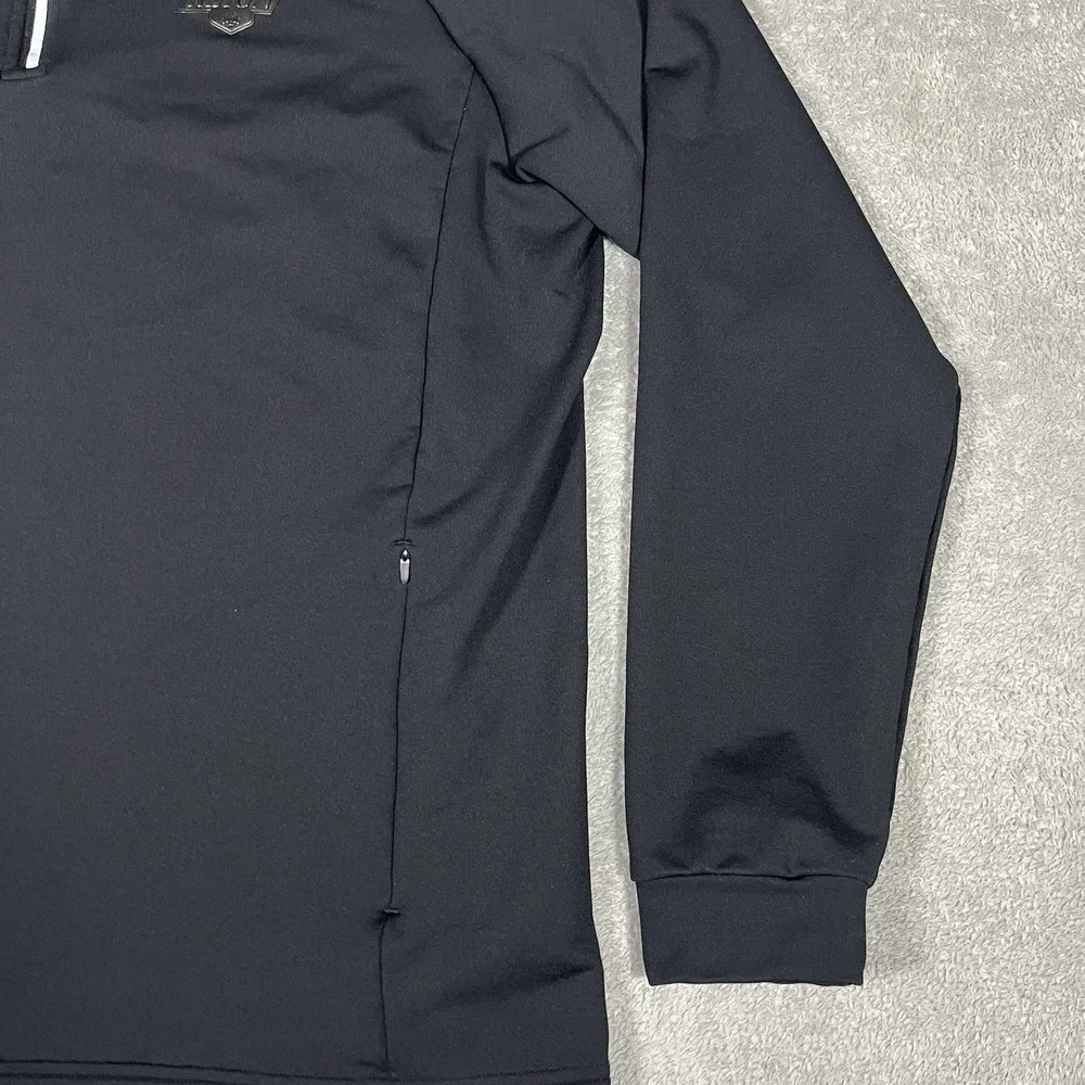 Loogaroo Sweatshirt Mens Large Quick Quarter Black Golf Performance Stretch